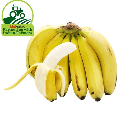 Fresho Banana - Robusta/Pachai Vazhai Pazham, 1 kg