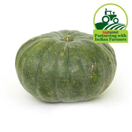 Fresho Pumpkin - Green, 1 kg