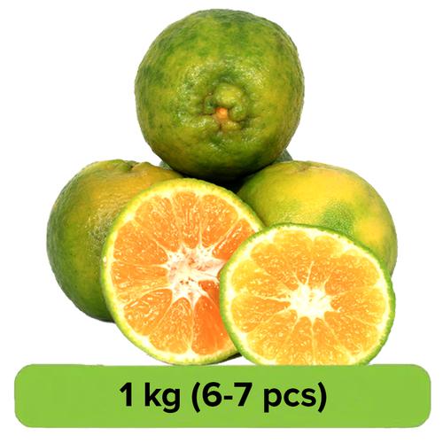 Fresho Orange - Nagpur/Kamala Orange, 1 kg (Approx. 6 - 7 pcs)