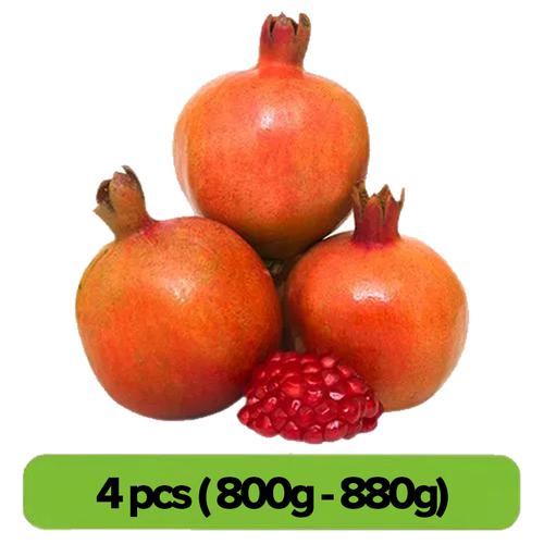 Fresho Pomegranate, 4 pcs (approx. 800 - 880 g)