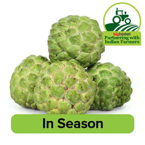 Fresho Custard Apple/Seethapazhaam, 1 kg