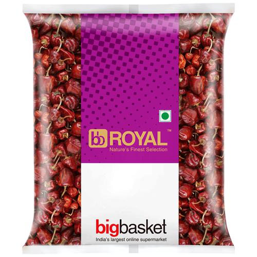 bb Royal Gundu Chilli/Cherry Chilli/Sigappu Milagai, 200 g