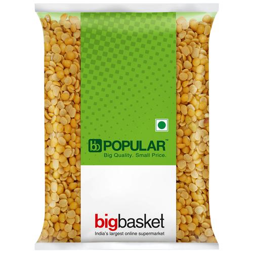 bb Popular Toor/Arhar Dal/Thuvaram Paruppu, 1 kg Pouch