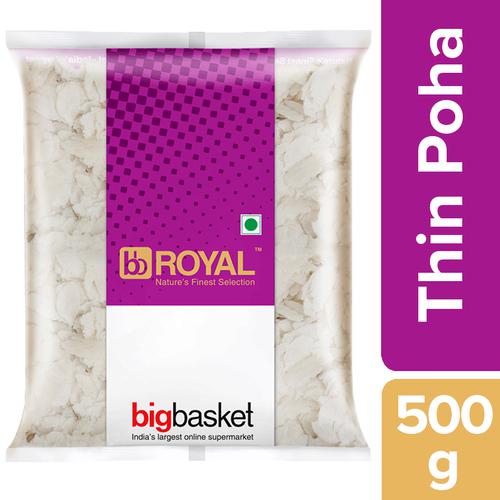 bb Royal Poha/Avalakki/Aval/Chivda - Thin, 500 g Pouch