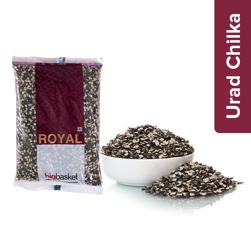 bb Royal Urad Black Split/Chilka/Ulutham Paruppu, 500 g Pouch