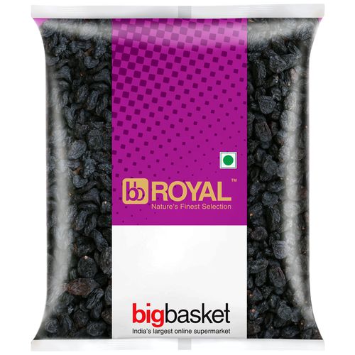 bb Royal Raisins/kishmish Black Seedless/Karumdhraakshai, 100 g Pouch