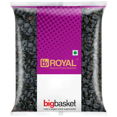 bb Royal Raisins/kishmish Black with seeds/Karumdhraakshai, 100 g Pouch