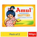 Amul Butter - Pasteurized, 2x100 g Multi Pack