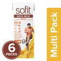 Sofit Soya Milk - Mango, 6x200 ml Multipack