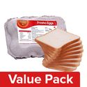 Fresho Sandwich Bread - White, Chemical Free 400G + Eggs - Regular 6pcs, Combo 2 Items