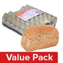 Fresho Bread - Whole Wheat, Chemical Free 400G + Eggs - Table Tray 30pcs, Combo 2 Items
