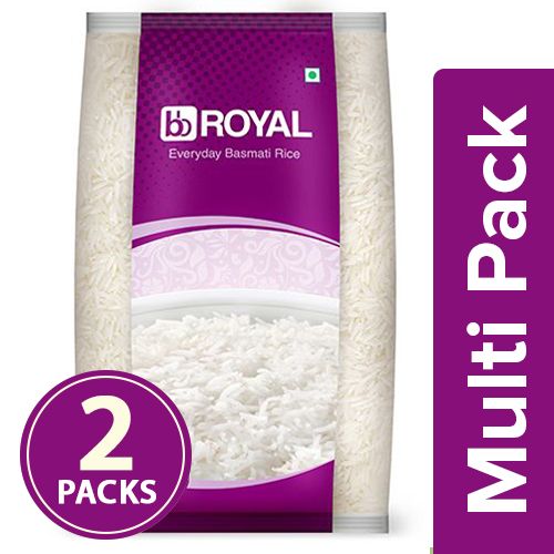 bb Royal Basmati Rice - Everyday, 2x1 kg Multipack