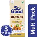 So Good Drink - Almond Fresh, Vanilla, 3x200 ml Multipack