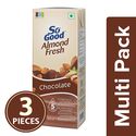 So Good Drink - Almond Fresh, Chocolate, 3x200 ml Multipack