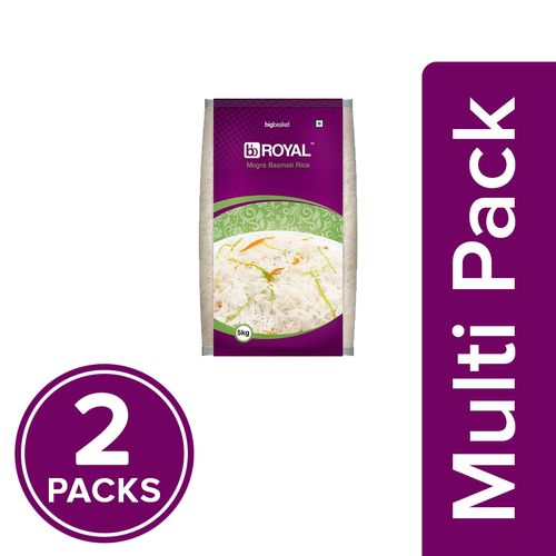 bb Royal Basmati Rice - Mogra, 2x5 kg Multipack