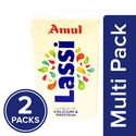 Amul Lassi - Rose Flavour, 2x1 L Multipack
