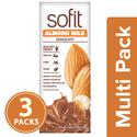 Sofit Almond Milk - Chocolate, 3x200 ml Multipack