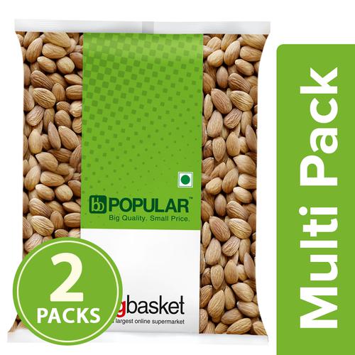 bb Popular Almond/Badam - Californian, Giri, 2x500 g Multipack