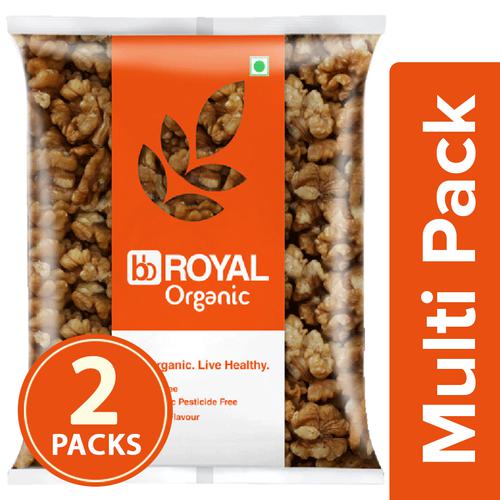 bb Royal Organic - Walnut Kernels/Akharot, 2x200 g Multipack