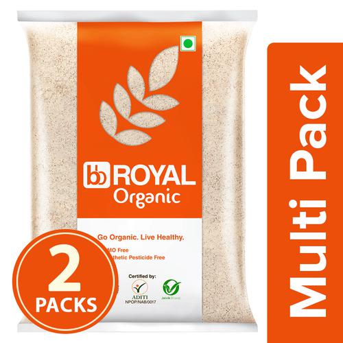 bb Royal Organic - Ragi Flour, 2x1 kg Multipack