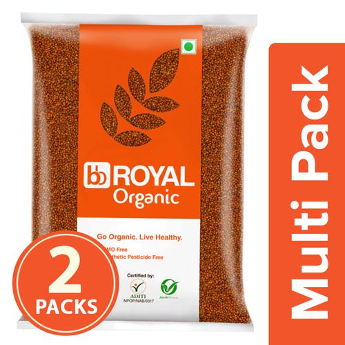 bb Royal Organic - Ragi Whole/Finger Millet, 2x1 kg Multipack
