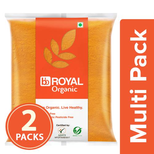 bb Royal Organic - Turmeric Powder, 2x500 g Multipack