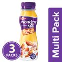 Sunfeast Wonderz Milk Nutshake - Kesar Badam, 3x200 ml Multipack