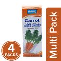 Aavin Milkshake - Carrot, 4x200 ml Multipack