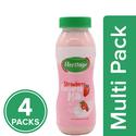 Heritage Flavoured Milk - Strawberry, 4x200 ml Multipack