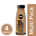 Raw Pressery Protein Milkshake - Choco Mint, 4x200 ml Multipack