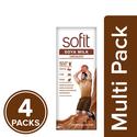 Sofit Milk - Soya, Chocolate, 4x200 ml Multipack