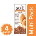 Sofit Almond Milk - Chocolate, 4x200 ml Multipack