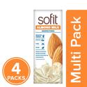 Sofit Almond Milk - Unsweetened, 4x200 ml Multipack