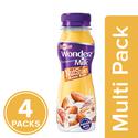 Sunfeast Wonderz Milk Nutshake - Kesar Badam, 4x200 ml Multipack