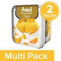 Amul King Alphonso Gold Ice Cream, 2x1 L Multipack