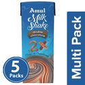 Amul Double Choc Milkshake, 5x180 ml (Multipack)