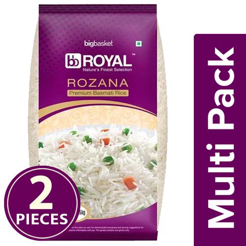 bb Royal Basmati Rice - Rozana Premium, 2x5 Kg Multipack