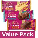 Sunfeast Caker Butterscotch 25g + Swiss Roll Chocolate 29g + Trinity Triple Chocolate 28g, Combo 3 Items
