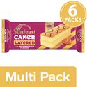 Sunfeast Caker Layered Cake - Butterscotch, 6x25 g Multipack