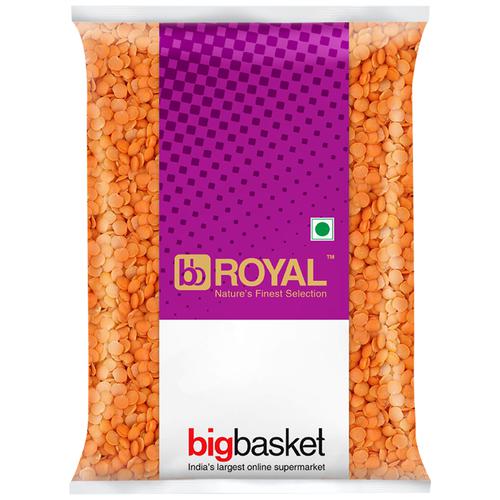 bb Royal Masoor Dal/Massor Paruppu/Mysore Paruppu, 1 kg Pouch