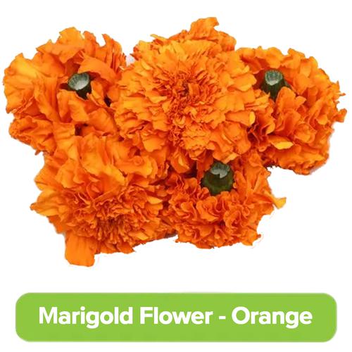Fresho Marigold Flower - Orange, 100 g