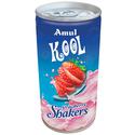 Amul Kool Milk Shake - Strawberry, 200 ml Can