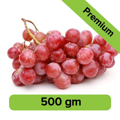 Fresho Grapes - Red Globe, 500 g