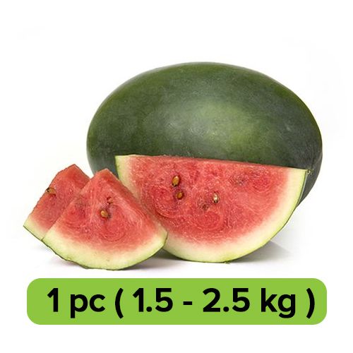Fresho Watermelon - Organically Grown, 1 pc 1.5 - 2.5 kg