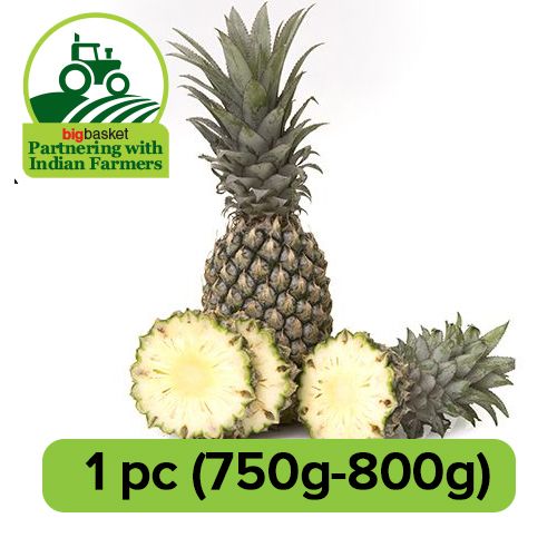 Fresho Pineapple - Organically Grown, 1 pc 750-800