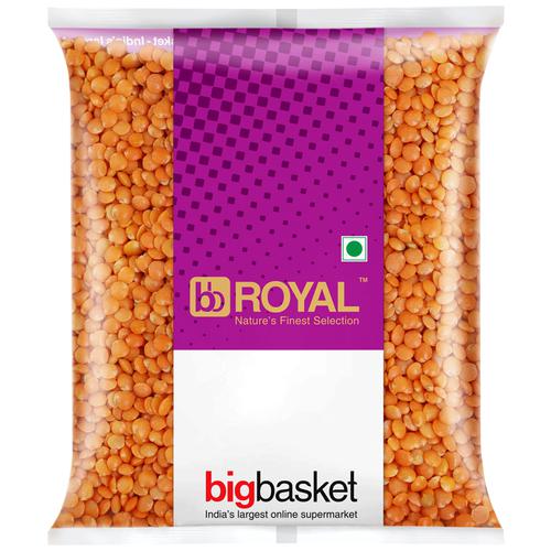 bb Royal Red Masoor Dal Whole, 500 g Pouch