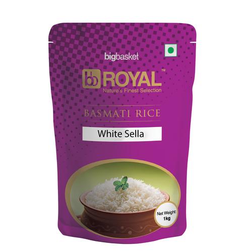 bb Royal Basmati Rice White Sella, 1 kg (Parboiled)