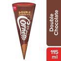 kwality walls Cornetto - Double Chocolate Frozen Dessert, 115 ml