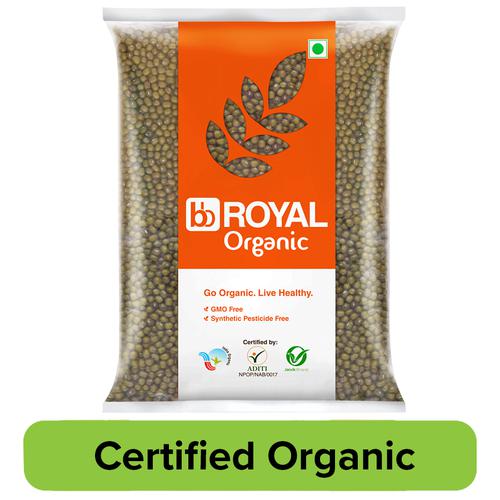 bb Royal Organic - Green Moong Whole / Pachai Parupu / Payatham Paruppu / Pasipayir, 500 g