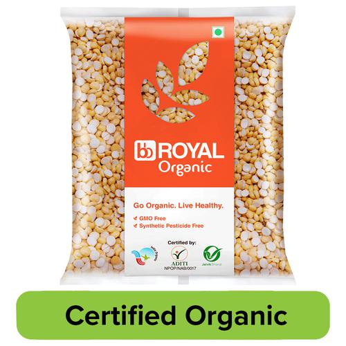bb Royal Organic - Roasted Bengal Gram Dal / Pottukadalai, 500 g